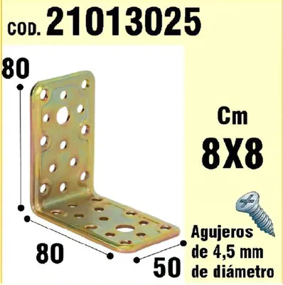 Immagine prodotto di Trave in legno angolare 50x80x80 mm.