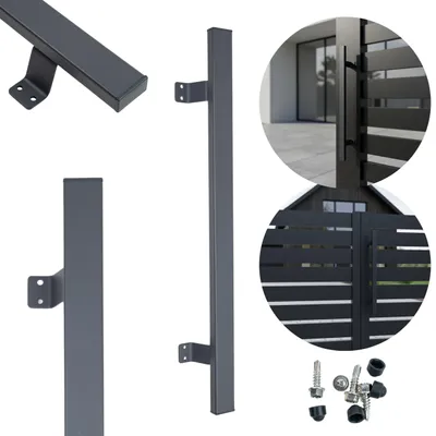 Obrázek produktu pro ADGO, dveřní madlo pro dveře, vrata, vstupní dveře, madlo, 650 mm grafitová