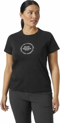 Produktbild von Helly Hansen Core Graphic 2.0 Kurzarm-t-shirt Schwarz S Damen Schwarz S