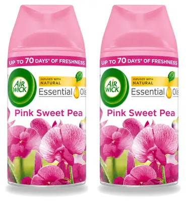 Produktbild von 2 x Air Wick Freshmatic Max Nachfüller Pink Sweet Pea - 250 ml - Vorteilspackung - 2 Stücke