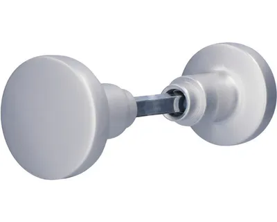 Produktbild von Alpertec Knopfdrückerpaar Ø 5,0 cm Aluminium F1 silber Ø 50 mm