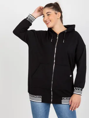 Produktbild von Relevance Sweatshirt mit Reißverschluss für Frauen Isabelda schwarz Universal