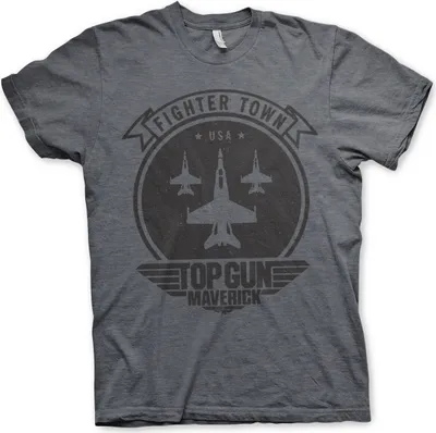 Produktbild von Top Gun Maverick Fighter Town T-Shirt - X-Large - DarkHeather