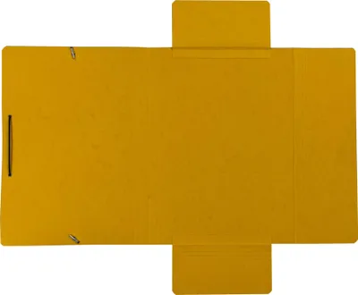 Produktbild von Soennecken Eckspanner 1471 DIN A4 3Klappen und Gummizug gelb