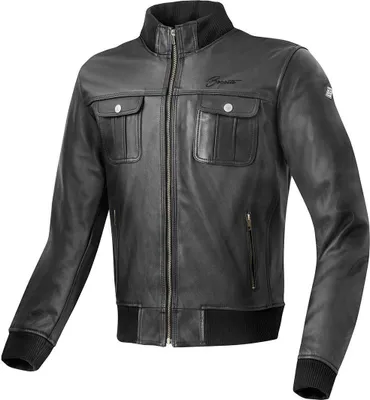 Produktbild von Bogotto Brooklyn Motorrad Lederjacke, schwarz, 48
