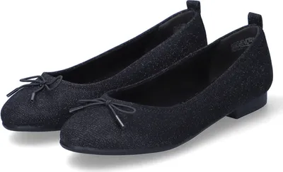 Produktbild von Tamaris Damen Ballerinas Schwarz Textil Größe: 37