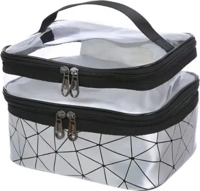 Image de Apt Da110B Sac À Cosmétiques Argenté