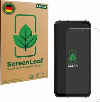 Produktbild von 2x ScreenLeaf Schutzfolie für Samsung Galaxy XCover 7 Pro nachhaltiger Displayschutz Display Schutz Folie Klar Transparent