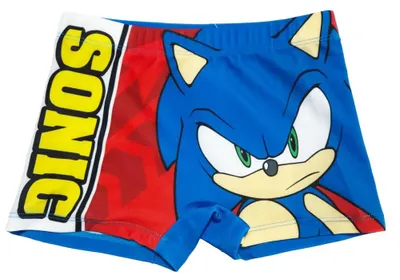 Produktbild von Sonic The Hedgehog Kinder Badehose Badeshorts – Bunt / 104/110