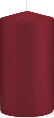 Produktbild von Stumpenkerzen Bordeaux Ø 78 x 150 mm, 8 Stück