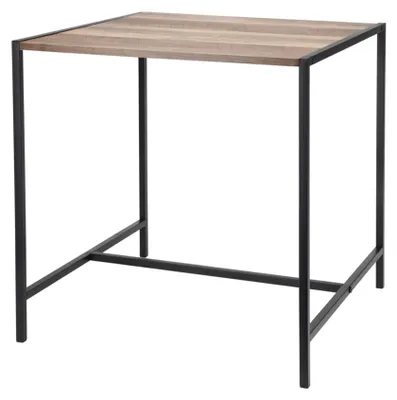 Beistelltisch aus Eisen und MDF, 49 x 49,5 x 49,5 cm
