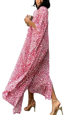 Obrázok produktu pre Dlhý letný kaftan maxi šaty v bohémskom štýle pre dámy