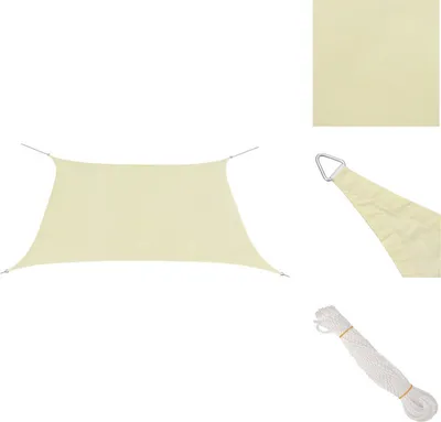 Obrázek produktu pro vidaXL Markýza Oxford čtvercová 2 x 2 m krémová - Slunečníky a slunečníky