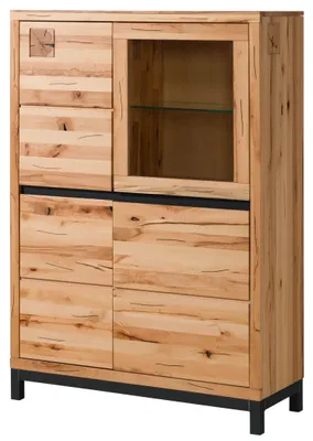 Produktbild von MASSIVMOEBEL24 Highboard Kernbuche 103x40x148 natur geölt VILLANDERS #105