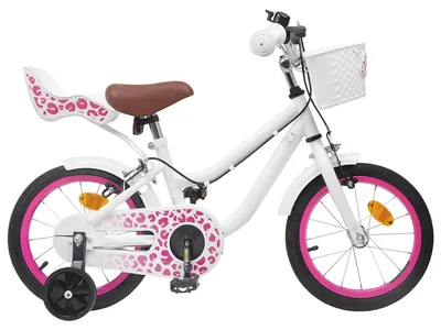 Produktbild von vidaXL Kinderfahrrad Mit Stützrädern 12 Zoll für 2-4 Jahre alt Weiß
