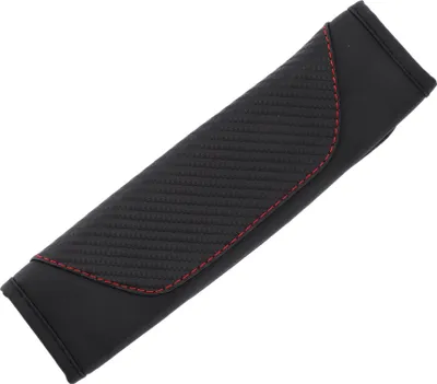 Produktbild von Kohlefaser-Muster-Sicherheitsgurt-Abdeckungen / Rucksack-Schulterpolster Multifunktionale Sicherheitsgurt-Abdeckung für LKW Auto SUV 6,5x23cm / 1 Stück Schwarz