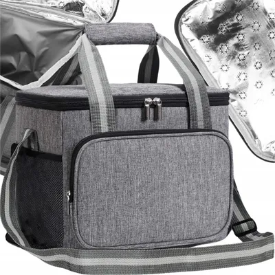 Immagine prodotto di Borsa termica per alimenti LUNCH BOX, tessuto impermeabile Oxford + EVA, 23 x 32 x 19 cm, nero