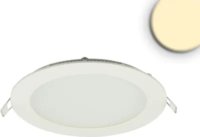 Produktbild von ISOLED LED Downlight, 12W, rund, ultraflach, blendungsreduziert, weiß, warmweiß, dimmbar CRI90