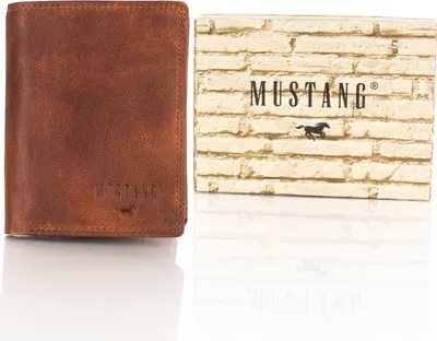 Produktbild von Mustang Denimo Wallet Side Öffnen Leder Brieftasche für Premium -Karten kartiert