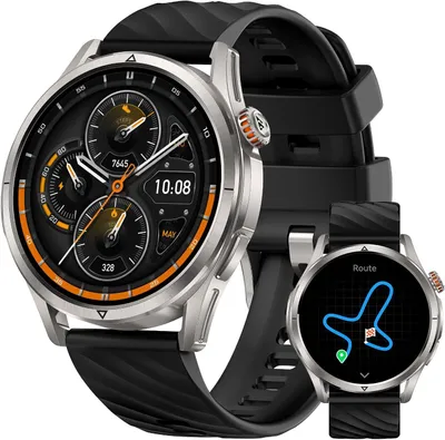 Produktbild von KOSPET Magic R10 Smartwatch Herren mit GPS AMOLED Display 50 Tage Akku 180 Sportmodi Fitness Uhr mit Herzfrequenz Schlaftracking 5ATM wasserdich