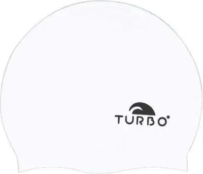 Produktbild von Turbo Silicone Badekappe Weiß Weiß One Size