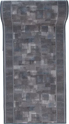 Produktbild von Teppichläufer Läufer Küchenläufer Küchen Antirutsch, tribe-98, Grau, 100 x 100 cm