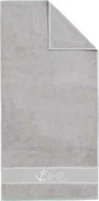 Produktbild von Dyckhoff Duschtuch Voyage kiesel, 70 x 140 cm