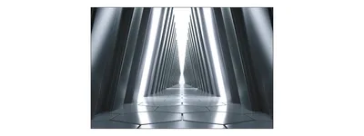 Produktbild von Muralo Fototapete 3D Effekt 225 (B) x 150 (H) cm Vlies Wand Tapete Tunnel Abstraktion Optische Täuschung 3D Optik Wohnzimmer Schlafzimmer moderne Wandbild