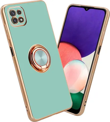 Obrázok produktu pre Cadorabo Ochranné puzdro pre Samsung Galaxy A22 5G v tyrkysovej farbe Kryt puzdra Ochranný kryt fotoaparátu Magnetický držiak do auta