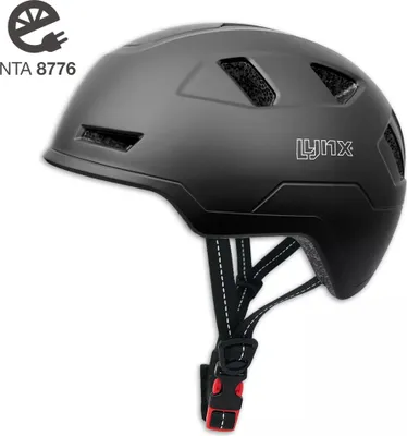 Immagine prodotto di Casco per scooter e bici Lynx City Pro NTA8776 Nero Taglia regolabile 58/61 cm (L/XL)