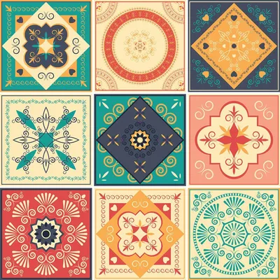 Produktbild von Selbstklebende Fliesenaufkleber für Küche und Bad – 9 ANALISIA AZULEJOS Fliesenaufkleber – 9 Aufkleber 15 x 15 cm