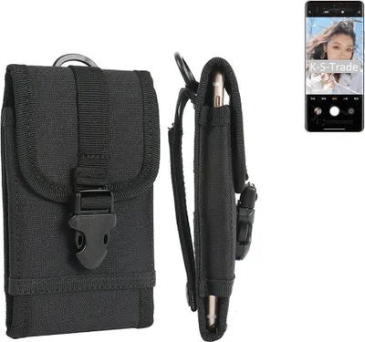 Produktbild von K-S-Trade Holster Handy Hülle kompatibel mit Xiaomi Civi 1S Holster Handytasche Gürtel Tasche Schutz Hülle Robust Outdoor schwarz