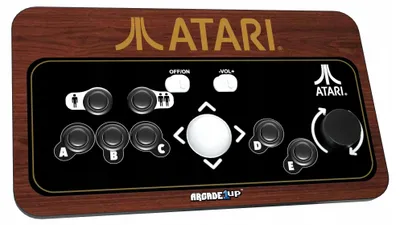 Imagen del producto de Arcade1Up Atari Couchcade, Atari, , Marrón, Blanco, Para interiores, Adulto/niño, Niño/niña, 500 mm