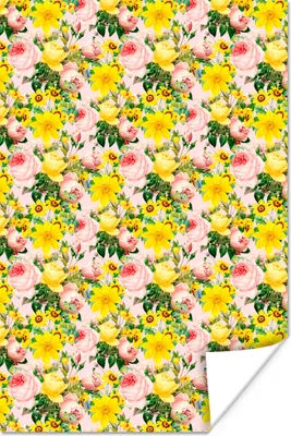 Produktbild von MuchoWow® Poster Blumen - Rosen - Frühling 20x30 cm - Papierdruck