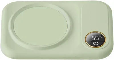 Produktbild von Kaffeetassenwärmer, 10-W-USB-Heizmatte mit 8-Stunden-Abschaltautomatik und 3 Temperaturstufen für Büro, Zuhause und Arbeitsplatz, zum Erwärmen von Kaffee, Tee, Wasser, Milch und anderen Getränken