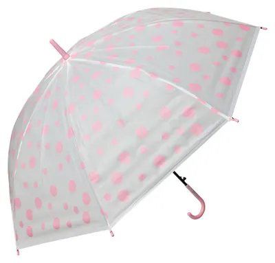Produktbild von Clayre & Eef Kinderregenschirm Ø 88x71 cm Rosa Weiß Kunststoff