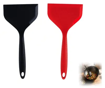 Produktbild von Silikon-Spatel für Antihaft-Pfannen, 30 cm, Hitzebeständig, Flexibel, Küchenhelfer
