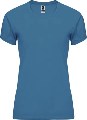 Productafbeelding van Roly - "Bahrain" T-shirt voor dames - Sportief, korte mouwen, model PF4340 (maat L) (lichtblauw)