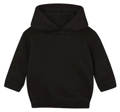 Productafbeelding van Babybugz - Hoodie voor baby, model LT4692 (92) (zwart)