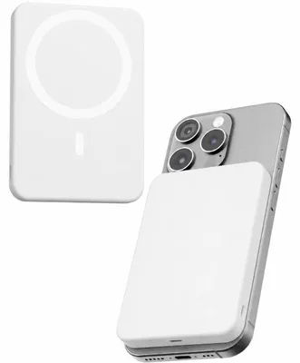 Produktbild von Magnetische Powerbank mit kabellosem Laden, Handy-Ladegerät für iPhone &
