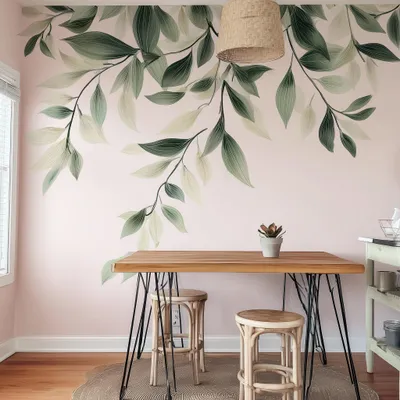 Großes Wandtattoo mit Rankenblättern – Decords, Produktansicht 1
