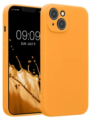 Produktbild von kwmobile Hülle kompatibel mit Apple iPhone 14 - Hülle Silikon gummiert - Handyhülle - Handy Case in Fruity Orange
