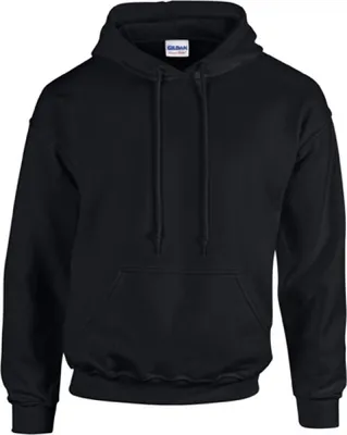 Produktbild von Gildan 18500 | Heavy Blend Hooded Sweatshirt / Kapuzenpullover - Farbe: Black - Größe: 5XL