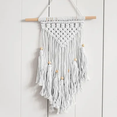 Produktbild von Creative Deco 300m Makramee Garn 3mm Weiß - 985 Fuß - 12-lagig Schnur - Baumwollgarn