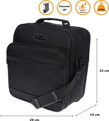 Produktbild von Herren Flugbegleiter Umhängetasche Tasche Arbeitstasche Herrentasche Messenger Hochformat