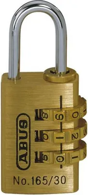 Image de Cadenas Combinaison Abus 165/40 Laiton Sécurité Sans Clé En Laiton Massif - Abus France