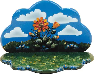 Produktbild von Sommerwiese mit Blumenhimmel (23x16x15cm) von Hubrig Volkskunst