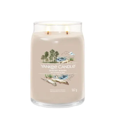 Immagine prodotto di Yankee Candle - Candela Seaside Woods Signature - Candela profumata 567,0g