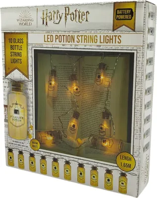 Immagine prodotto di Pozioni di Harry Potter Luci fiabesche a LED con 10 elementi in vetro