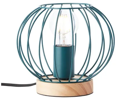 Image de Brilliant Lampe Sorana lampe de table turquoise aluminium vert 1x A60, E27, 40 W